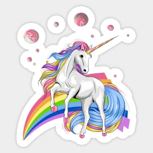 Rainbow Unicorn- Unicorn Gifts Sticker